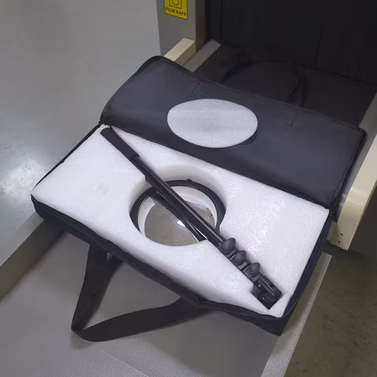 Medizinischer Spiegel für Physiotherapiegeräte mit Rädern